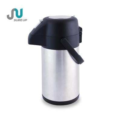 China PORTABLE Stainless Steel Arabic Body Coffee Dispenser Airpot Glass Liner Insulated Thermos Airpot for sale