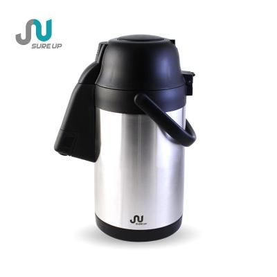 China PORTABLE Amazon Vacuum Airpot Flask Vacuum Thermos SS Body with Handle Coffee Carafe Airpot Thermal Pot for sale