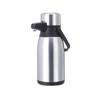 China Stainless Steel PORTABLE Coffee Airpot Insulated Coffee Airpot with Coffee Compressor Vacuum Airpot for sale