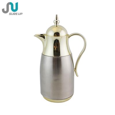 China Sustainable Arabic Heat Preservation Double Wall Thermos Inner Glass Coffee Jug for sale