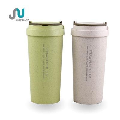 China Sustainable Hot Selling Straw Material Custom Logo Portable Straw Material MPLM Eco Water Bottle for sale