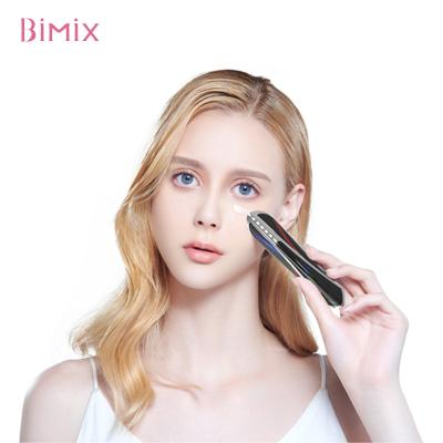 China Anti-puffiness Bimix rechargeable under eye massager tool rf hot eye lifting beauty machine for sale