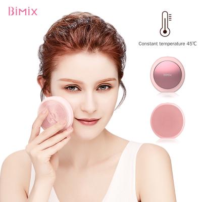 China Bimix Private Label Rechargeable Custom Facial Scrubber DEEP CLEANING Sonic Electric Vibrating Clean Brush for sale