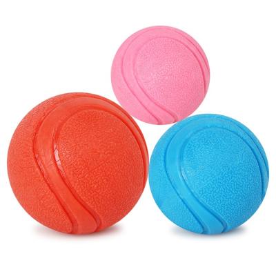 China Amazon Best Selling TPR Toy Durable Strong Chew Rubber Viable Hard Indestructible Dog Ball For Dog for sale