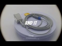 Drager 2606487 Vista-120 SpO2 Extension Cable SpO2 Adapter Cable Redel 6 Pin To DB9 Pins