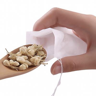 China 100% Small Biodegradable Hot Flower Pla Biodegradable Non Woven Empty Compostable Filter Bag Maker Tea Bags for sale