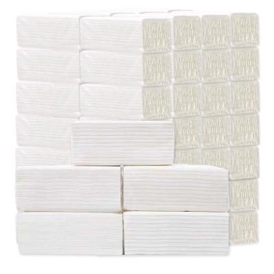 China White Disposable Paper Towels Wholesale 2 Ply Virgin Wood Pulp for sale