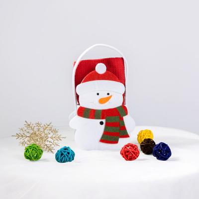 China Holiday decoration & Cute Gift 2021 Christmas Felt Gift Basket For Kids Play for sale