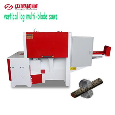 China VERTICAL multi-bladecutting machine beech birch battery saber saw multi-blade log saw table saw circular saw wood cutting machine for sale