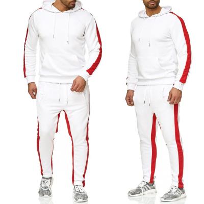 China Mens Thermal Hot Sale Designers Winter Clothing Mens Thermal Tracksuits Solid Casual Cotton Blend Long Spliced ​​Sporty Sweatsuit Hoodie for sale