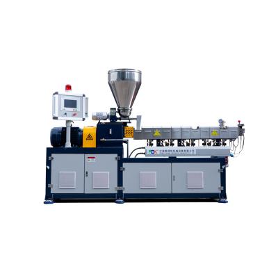 China Used Double Twin Screw Extruder Grey Color 600 rpm Speed Second Hand Plastic Extruder for sale