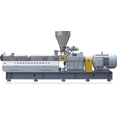 China 250-360kg/h Capacity Co-Rotating Twin Screw Extruder for EVA Plastic Processing for sale