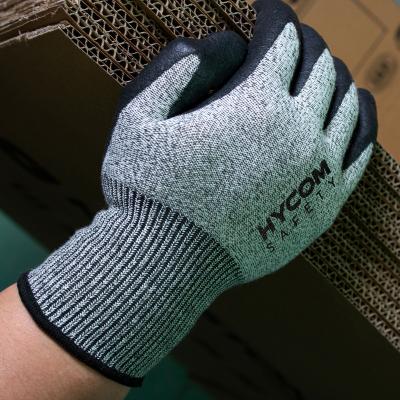 China Cut Resistant Glove Cut Resistant Glove Oilfield China Nitrile Coated Resistance Work Gloves Construction Hand Glove Nitrile Cut Resistant Anti Cut Safety for sale