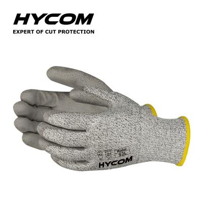 China 1000 pairs S2L-PU HYCOM PU coated breathable working glove en388 4443 for sale