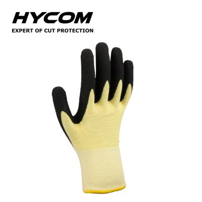 China EN407 Contact Heart Level 2 Aramid Fiber Fire Resistant Gloves With Use Thin And Soft Feeling for sale