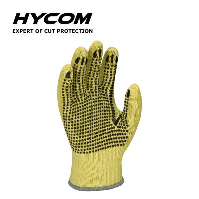 China Safety Glove Anti Cut Cut Palm Resistant Fitted Anti Slip Aramid Gloves for sale