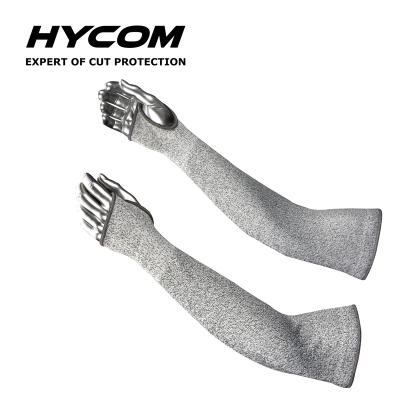 China Heavy duty cut out sleeve hppe arm protection sleeve cut out heavy duty for workers safety with comfortable use feeling for sale