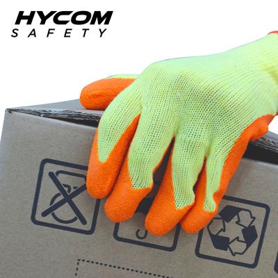 China Protective Hand HYCOM C10L 10 Gauge Cotton Knitted Latex Protective Gloves for sale