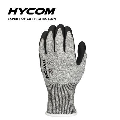 China Professional Cut Resistant Glove HYCOM B5L-PU Supplier PU Coated Knife Resistant Glove With Competitive Price for sale