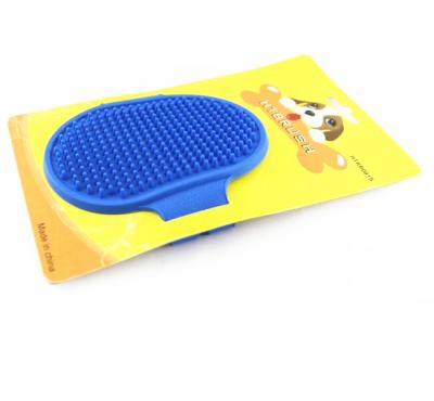 China Massage Stocked Cleaning Brush for Dogs and Cat With Rubber Pet Brush for sale