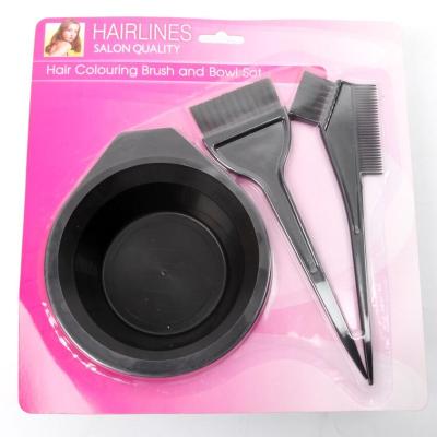 China Salon bowl and set brush for hair coloring / hair dying / tint brush and bowl for sale