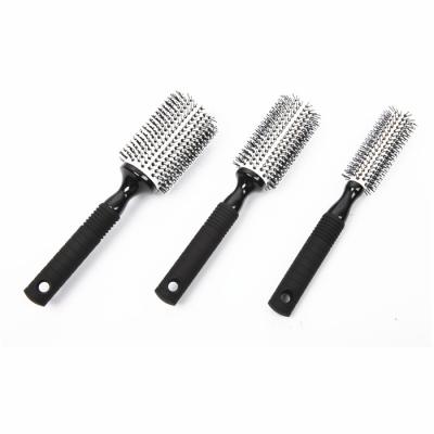 China Compact Ceramic and Ionic Wooden Round Hair Brush for sale