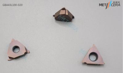 China Outer Diameter Grooving Chip GBA43L/GBA43R Carbide Indexable Grooving Insert for sale