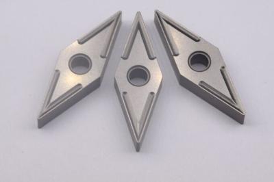 China Grey Color Diamond Turning Inserts For CNC Lathe Parting Tools VNMG160408-MU for sale