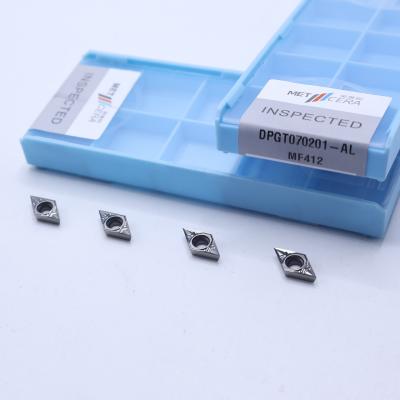 China MF412 Afwerking van draaibanden voor aluminium en roestvrij staal DPGT070201-AL Te koop