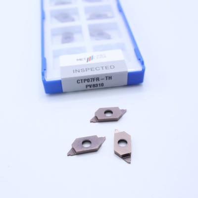 China Stainless Steel Workpiece PVD Coated CNC Carbide Insert For Cut-Off Parting Off Indexable Inserts CTP07FR-TH for sale