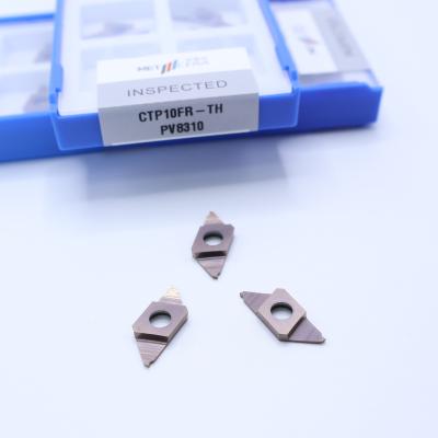 China CTP10FR-TH CNC Carbide Inserts voor het afsnijden CTP PVD coated indexable Inserts Right Cutting Workpiece Te koop