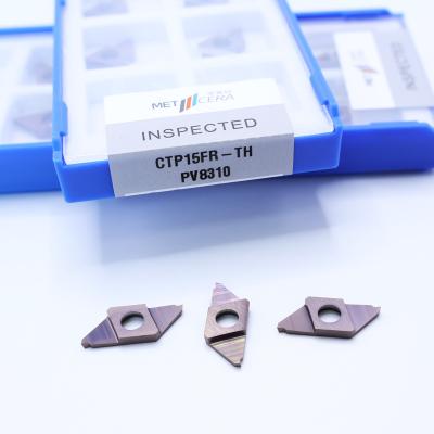 China CTP15FR-TH PVD Coated Carbide CNC Insert for CTP Cut-Off Parting Off Indexable Inserts for sale