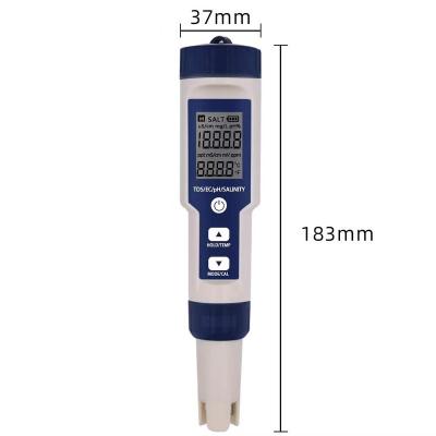 China Continuous Portable Digital EC PPM TDS PH Meter Tester Multifunction pH Multimeter Measurement Calibration Prices for sale