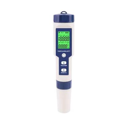 China pH Meter PPM Pen Type Conduc Tivity pH Multimeter Measurement Calibration Backlight pH Tester Portable Type for sale