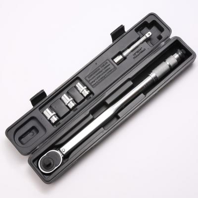 China Adjustable Durable Industrial Ratchet Socket Wrench Car Repair Tool Kit 1/2 Drive 20-330Nm Torque Wrench for sale