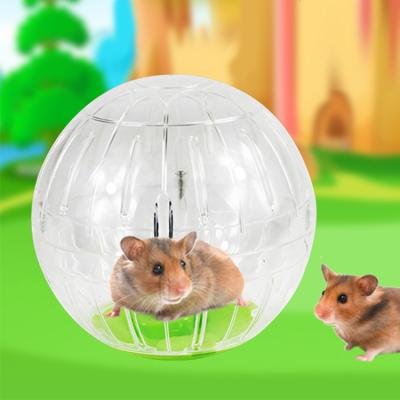 China Hot Selling Hamster Exerciser Ball Crystal Transparent Golden Silk Sports Bear Hamster Pet Toy Running Ball for sale