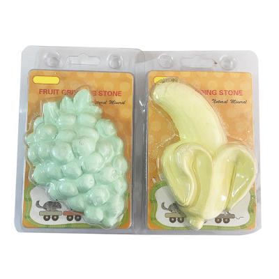 China Wholesale Viable Type Pet Hamster Rabbit Teeth Block Parrot Mineral Teeth Fruit Molar Stone Chew Toy for sale