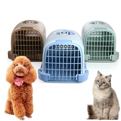 China Wholesale Viable Flight Box Pet Cat Dog Backpack Breathable Outdoor Pet Cage for sale