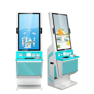 China SDK Pay IC/ID/NFC/Union/Key Card Reader Multifunctional Kiosk Advertising Kiosks Self Service Payment Kiosk for sale