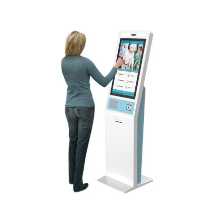 China Indoor 12/15/19 Inch Self Ticket Gathers 65 Inch Touch Screen LCD Kiosk Self Service Kiosk for sale