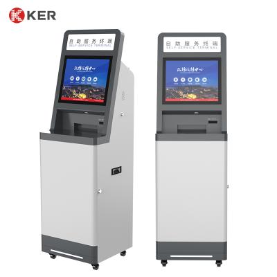 China Interactive SDK Kiosk GPS Tracker Bill Printer 10 Inch Face Payment Kiosk LCD Touch Screen Kiosk Display Self Payment Kiosk for sale