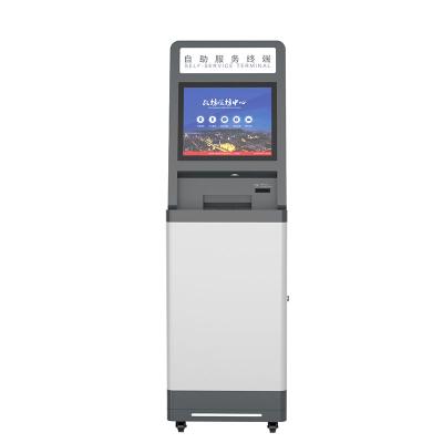 China SDK kiosk smart QR-code photo printer kiosk touch screen self payment terminal kiosk/crypto scanner bill printer barcode payment for sale