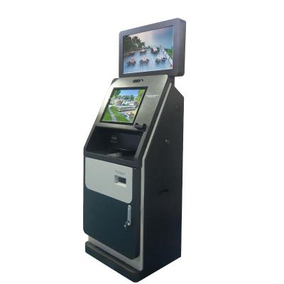 China Multifunctional SDK all in one hotel kiosk machine double screen self service kiosk custom self payment kiosk for sale