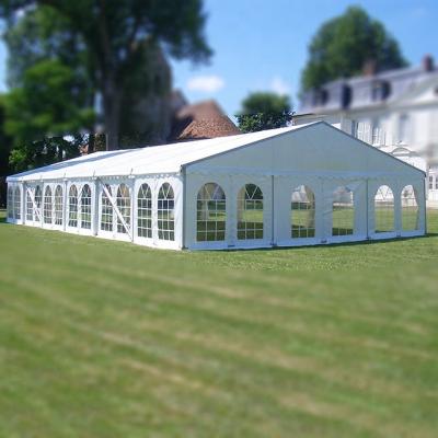 China GSL-15 15x35m Party Fancy Large White Wedding Events Tent 500 Glass People For Sale for sale