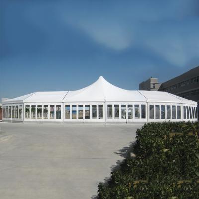 China GSLZ-6JP-6 Party Outdoor Aluminum Fabric Frame China Large Tent Wedding Tent for sale