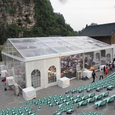 China Transparent 10x21m Party Tent 200 Seater Wedding For Sale for sale