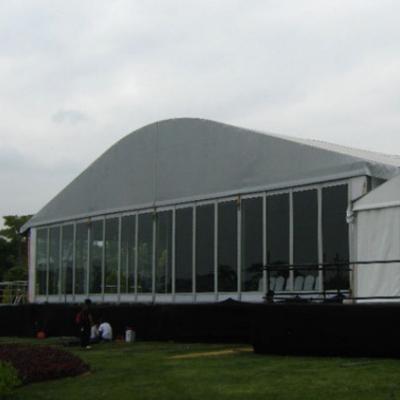 China GSLH- Trade Show Clear Aluminum Frame Span Tent For 500 People Wedding Church for sale