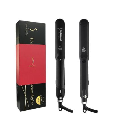 China With Steam Function Argan Oil Steam Hair Straightener Professional Ceramic Flat Iron for sale