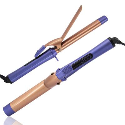 China Hair Curling New Ceramic Hair Curler LCD Display 110-220V Salon Hair To Curl Curling Iron Hair Wand Set for sale