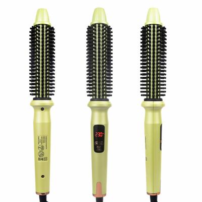 China Hot Iron Ionic Amazing Magic Wand Curling Curler Hair Comb Straightening Electric Hair Straightener Brushes and Comb for sale